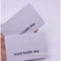 Kartu Hadiah NFC Braille untuk orang buta